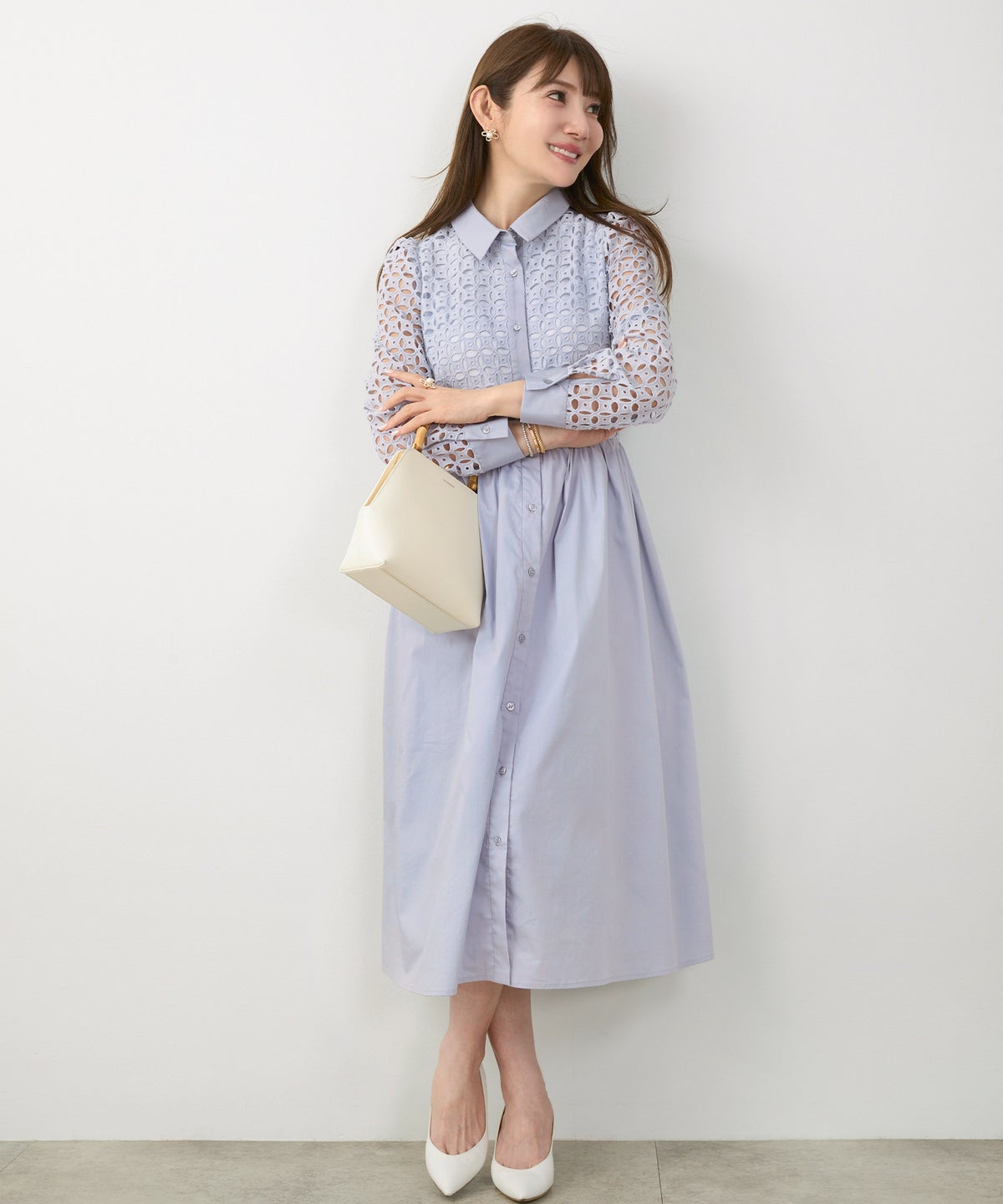 新色追加 手洗い可 S/M/L お呼ばれ フェニミン ファッション 洗える 大人 上品 きれいめ エレガント 秋 春 かわいい 白