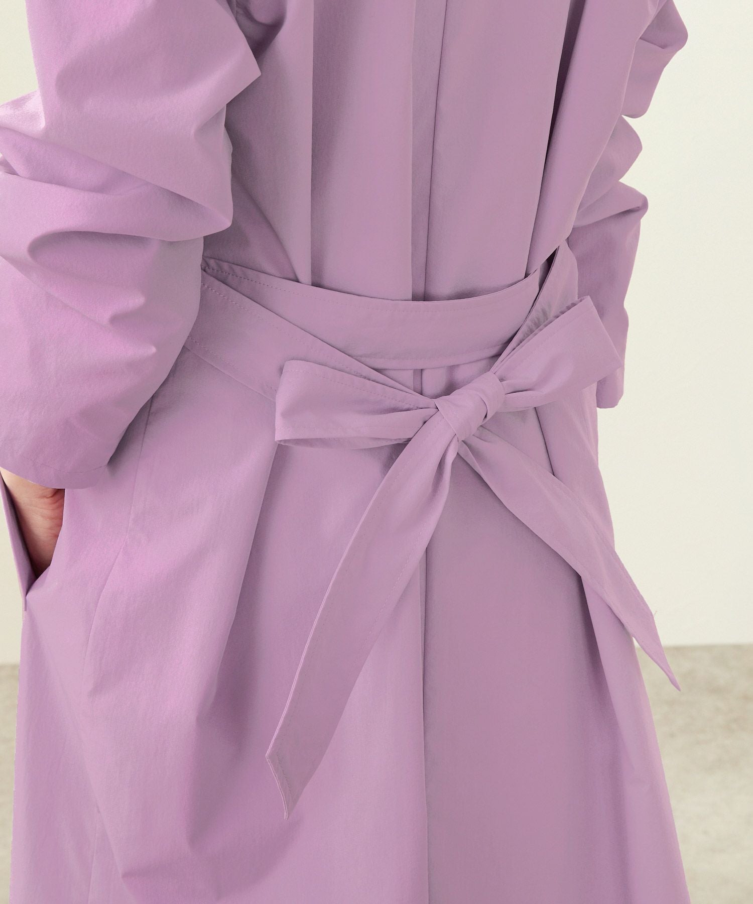 OUTLET-SALE ベルト付き スプリング コート Liala×PG 全4色｜lpg151