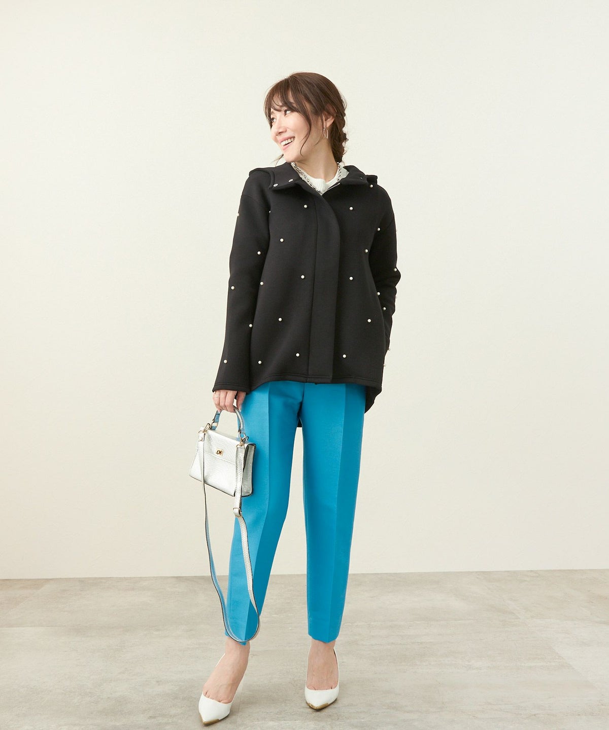 ライトアウター/羽織/イレヘム/フード付き/大人カジュアル/上品/ファスナー/アウター/パーカー/ポケット/コート