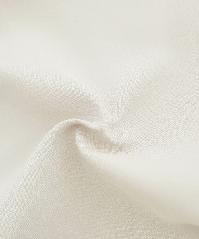 レディース/パンツ/ストレッチ/アイボリー/ブルーグレー/ネイビー/フレアパンツ/センタープレス/ポケット/スカラップ/パール/デザイン/オリジナル/ウエストゴム/お出かけ/オシャレパンツ/春パンツ/春/夏/秋/冬/オールシーズン/