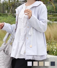 撥水ミドル丈ライトアウターコートlerevevaniller