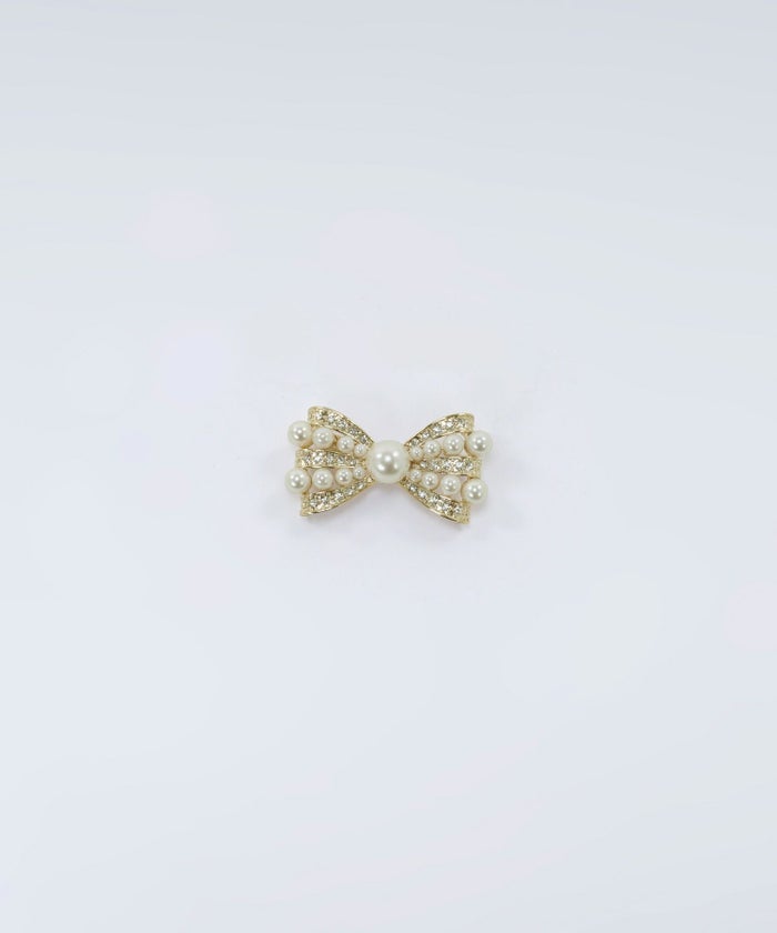 リボンパール&ビジューブローチPrimaScherrer全1色｜psc955-0709【1】