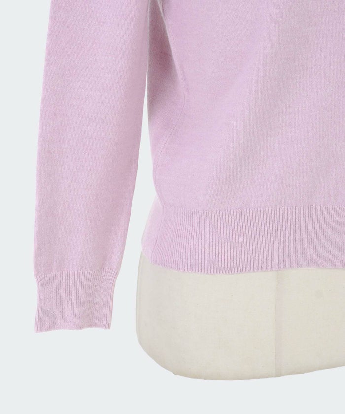 トップス/ニット/カーディガン/長袖/ビジュー/羽織り/ピンク/ラベンダー/サックス/S/M/春/夏