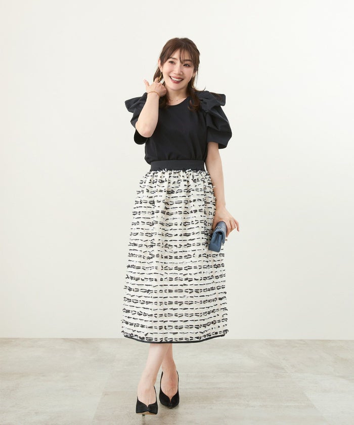 手洗い可/異素材/袖コンシャス/シンプル/フェミニン/エレガント/リラックス