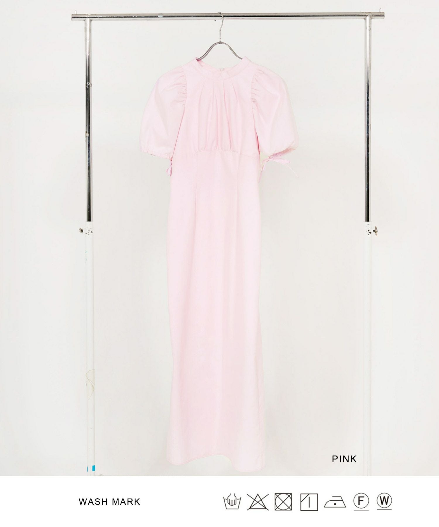 限定Price！SALE パフスリーブ ロングワンピース TINA：JOJUN 全3色