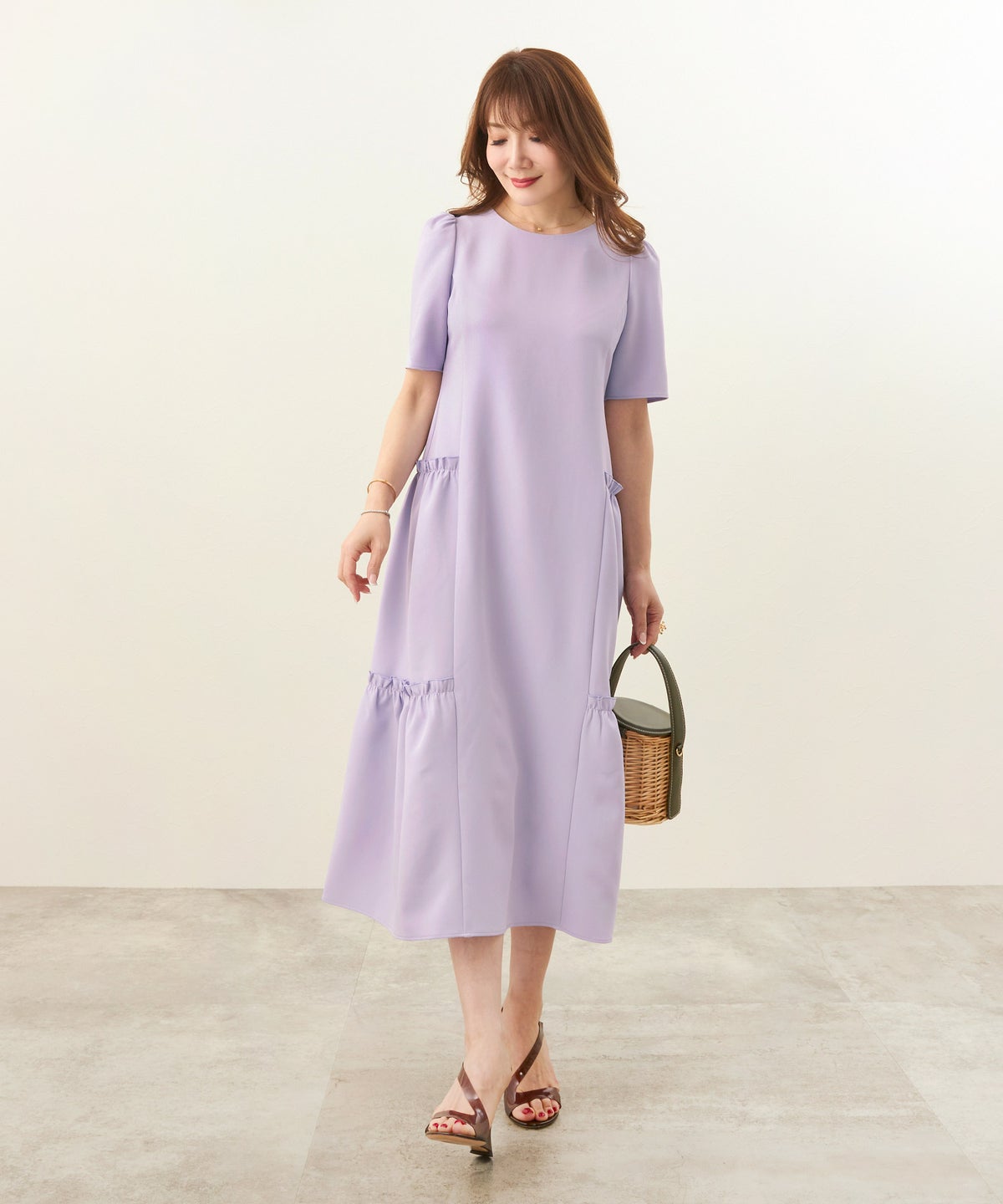 新色追加 S/M/L 手洗い可 きれいめ 大人カジュアル 40代 30代 コーデ おしゃれ 夏 人気 黒 ホワイト 無地 ロング丈 リゾート