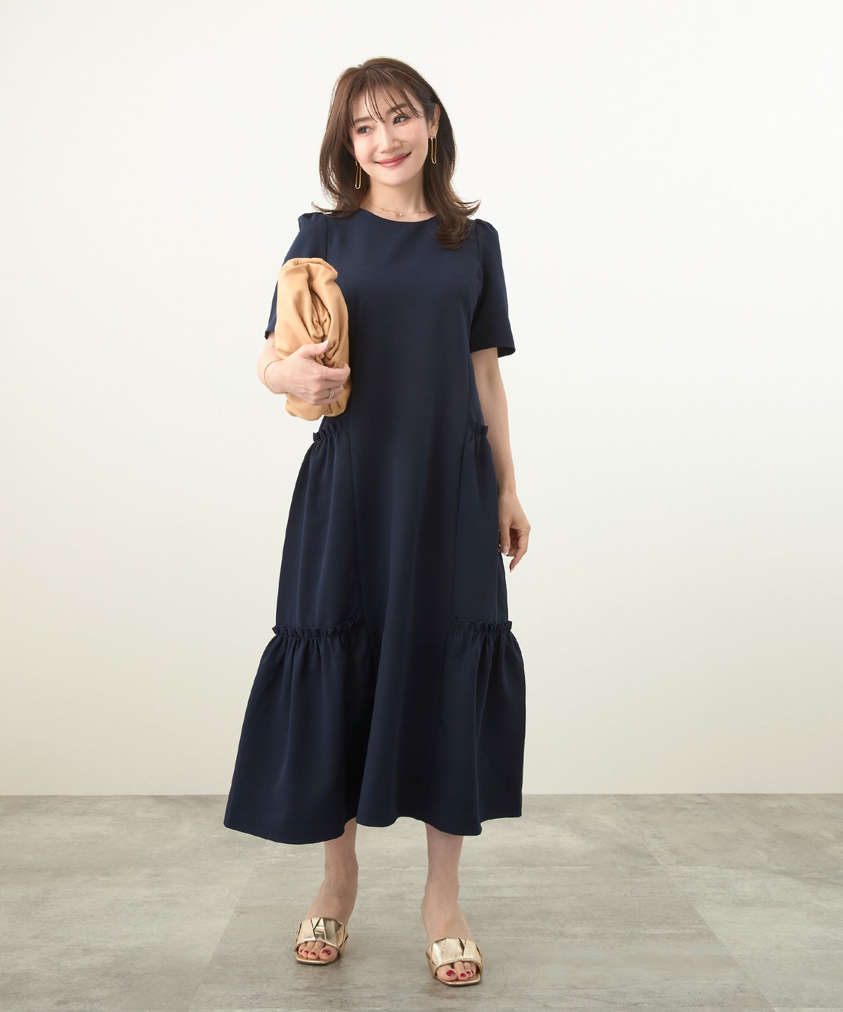 新色追加 S/M/L 手洗い可 きれいめ 大人カジュアル 40代 30代 コーデ おしゃれ 夏 人気 黒 ホワイト 無地 ロング丈 リゾート