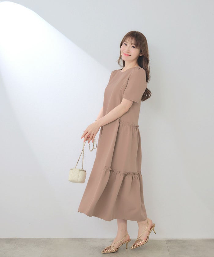 新色追加/newcolorきれいめ服40代30代半袖コーデおしゃれ夏人気黒ホワイト無地リゾート