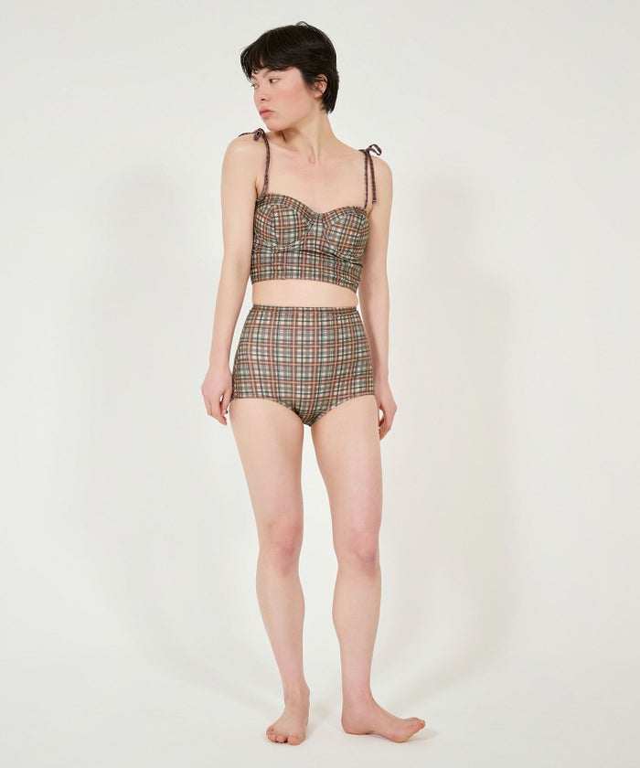 水着/スイムウェア/チェック柄/夏/海/プール