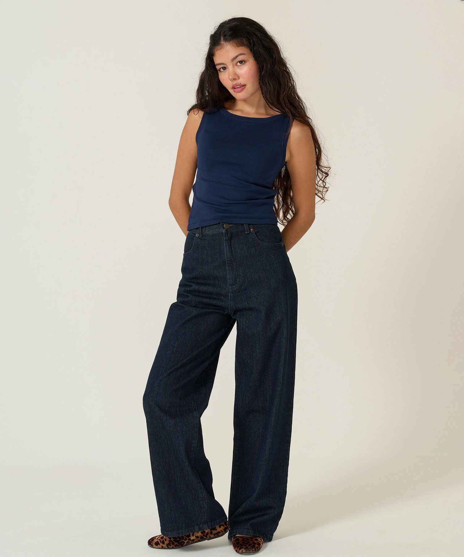 ルーズ デニムパンツ TINA：JOJUN 全3色｜tnj721-0622【11】 - デニム