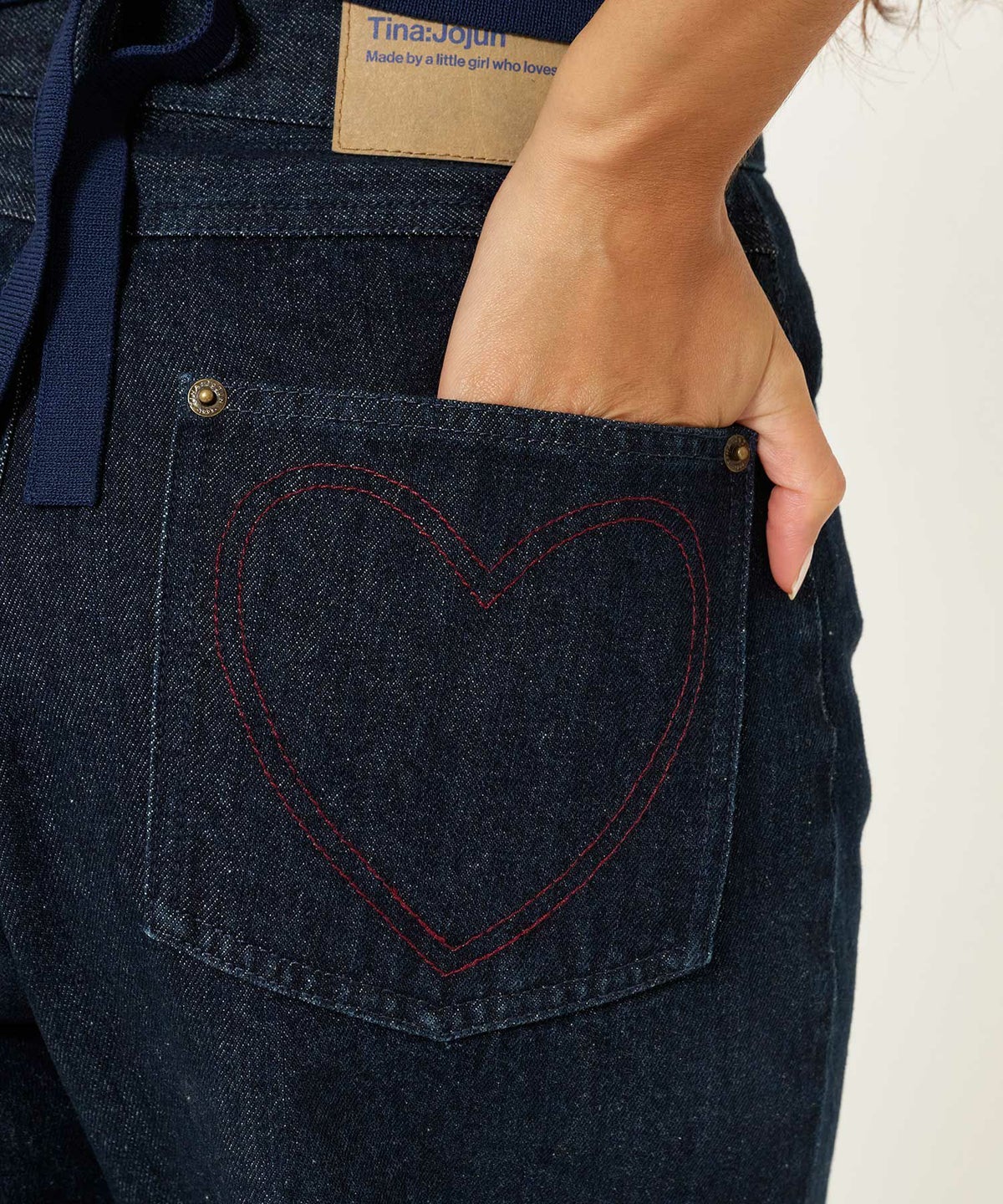 デニム/パンツ/ルーズデニム/ブルー