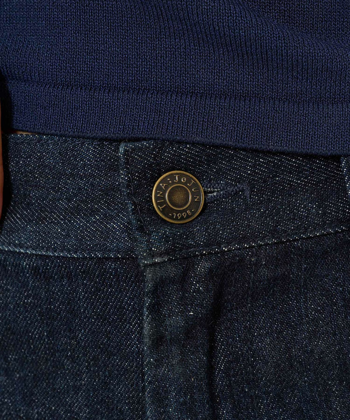 デニム/パンツ/ルーズデニム/ブルー