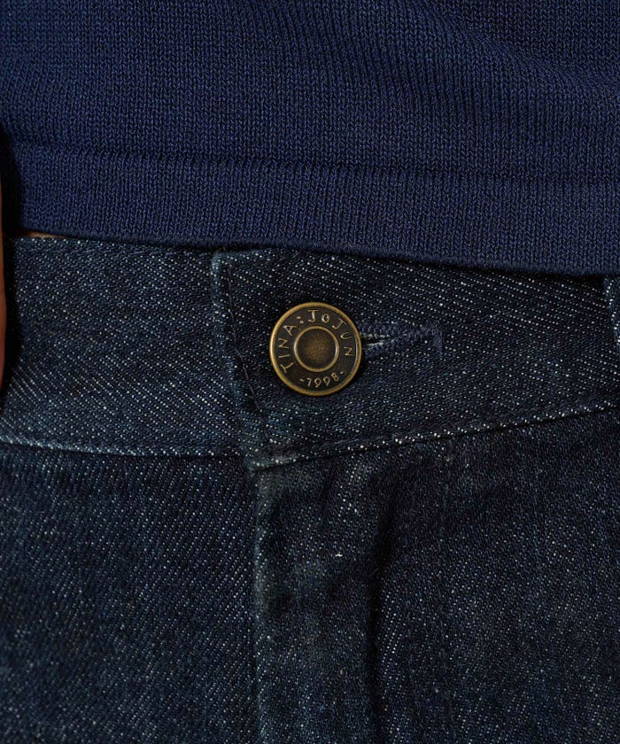 デニム/パンツ/ルーズデニム/ブルー