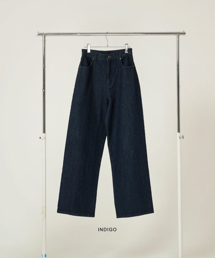 デニム/パンツ/ルーズデニム/ブルー