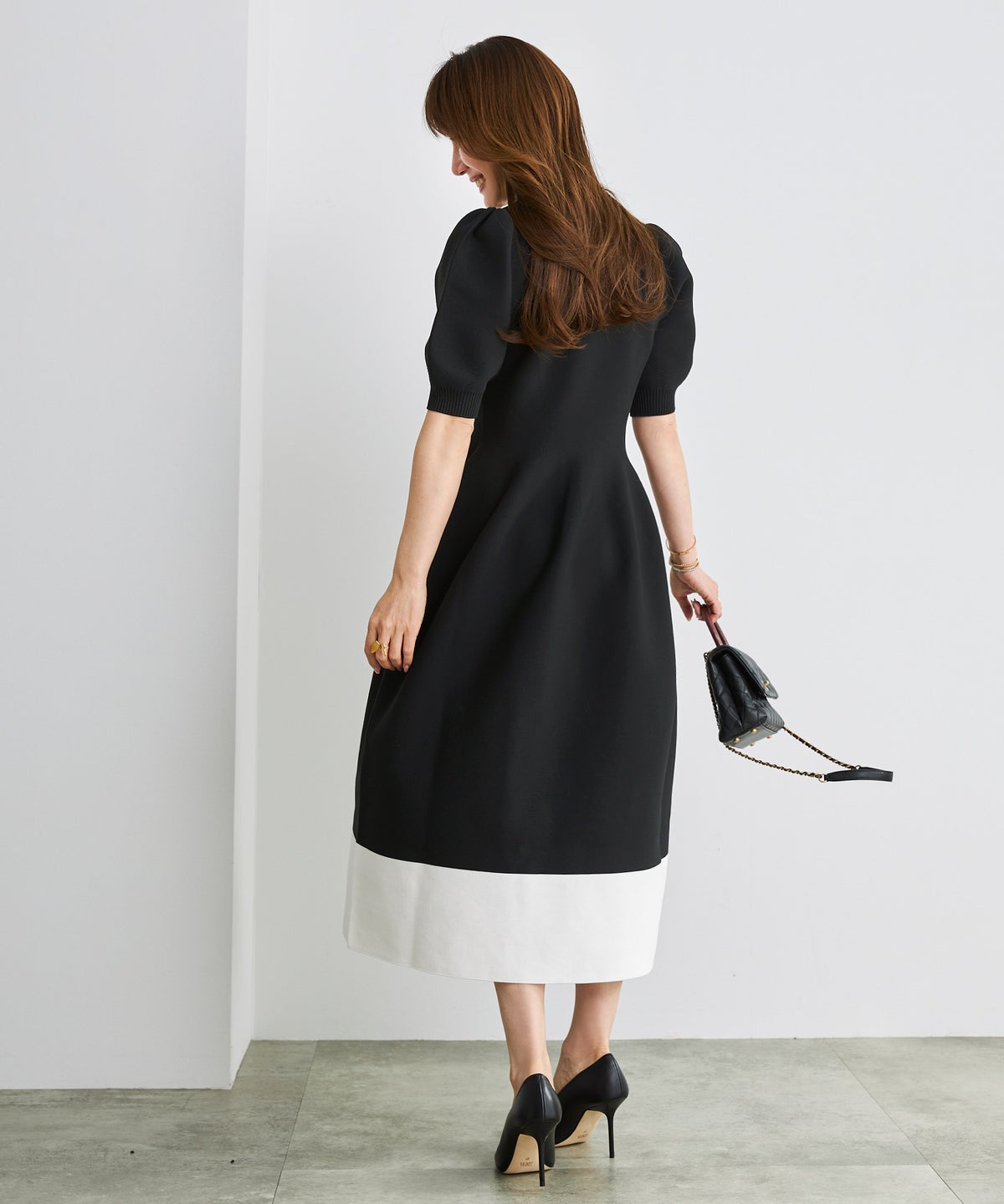 新色追加 日本製 レディース おしゃれ きれいめ オフィス 半袖 上品 黒 かわいい ファッション ジョイントスペース