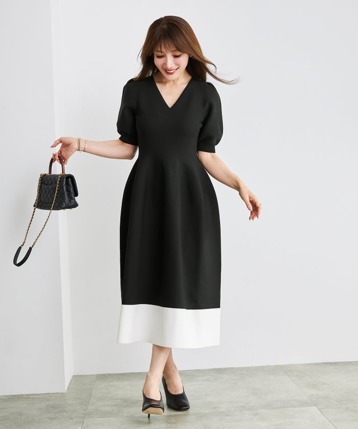 新色追加 日本製 レディース おしゃれ きれいめ オフィス 半袖 上品 黒 かわいい ファッション ジョイントスペース