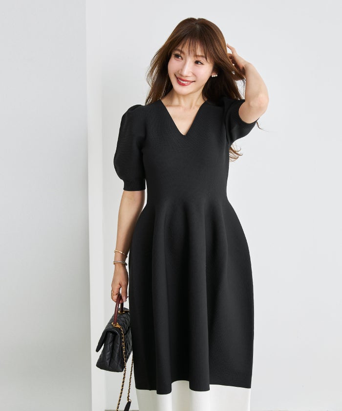 新色追加 日本製 レディース おしゃれ きれいめ オフィス 半袖 上品 黒 かわいい ファッション ジョイントスペース