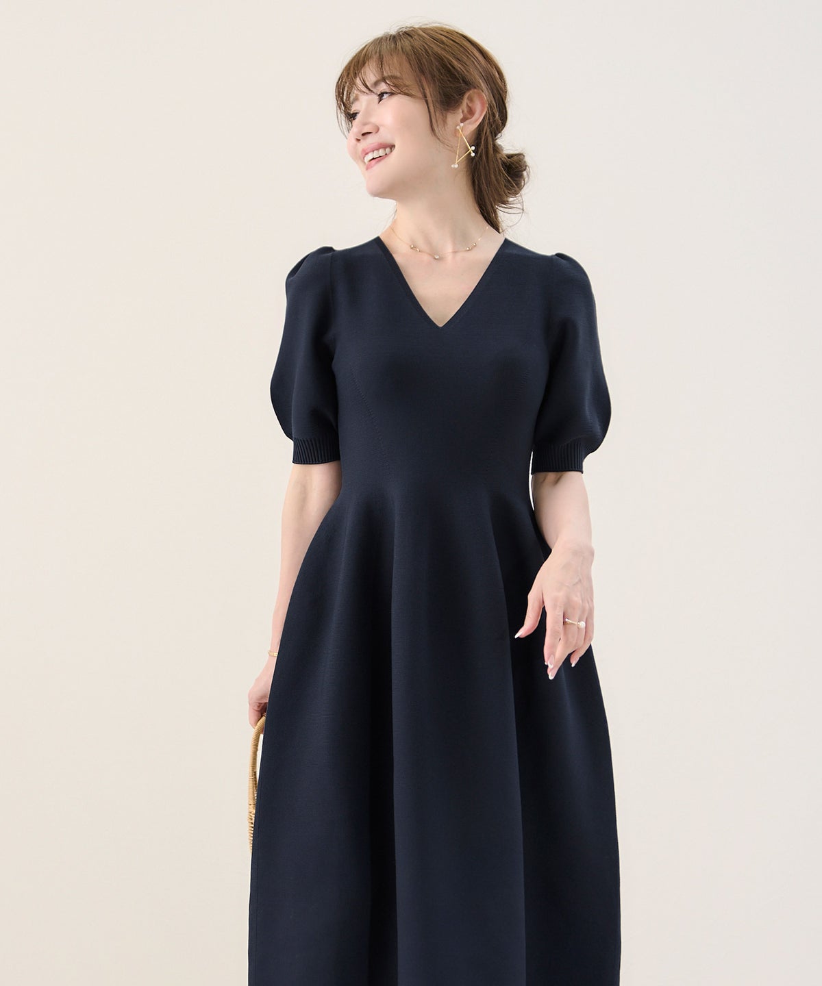 新色追加 日本製 レディース おしゃれ きれいめ オフィス 半袖 上品 黒 かわいい ファッション ジョイントスペース