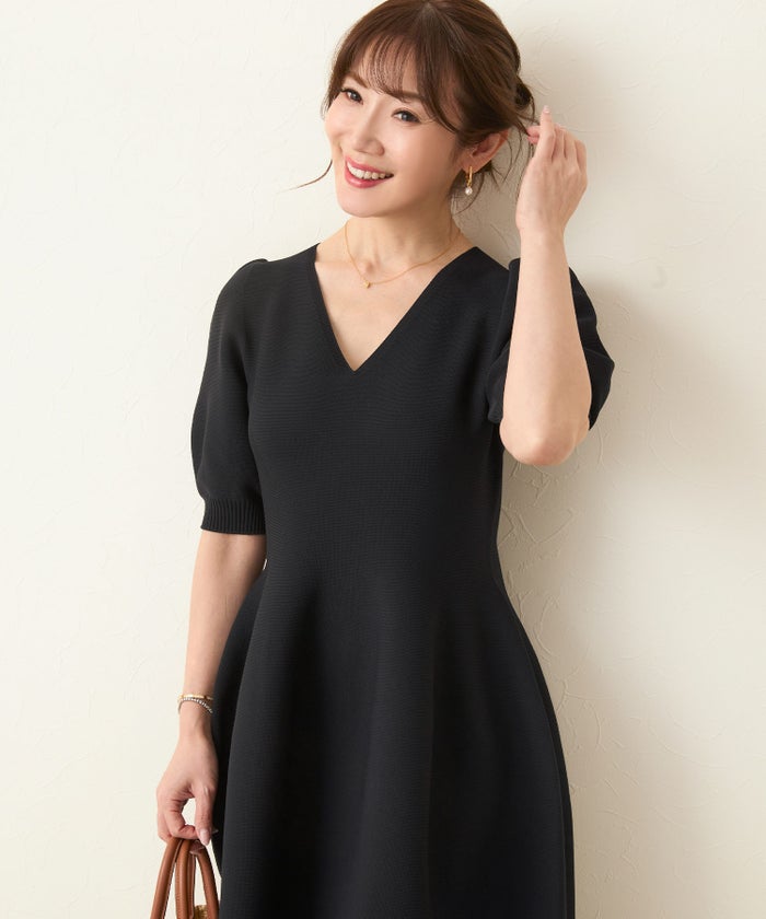 新色追加 日本製 レディース おしゃれ きれいめ オフィス 半袖 上品 黒 かわいい ファッション ジョイントスペース