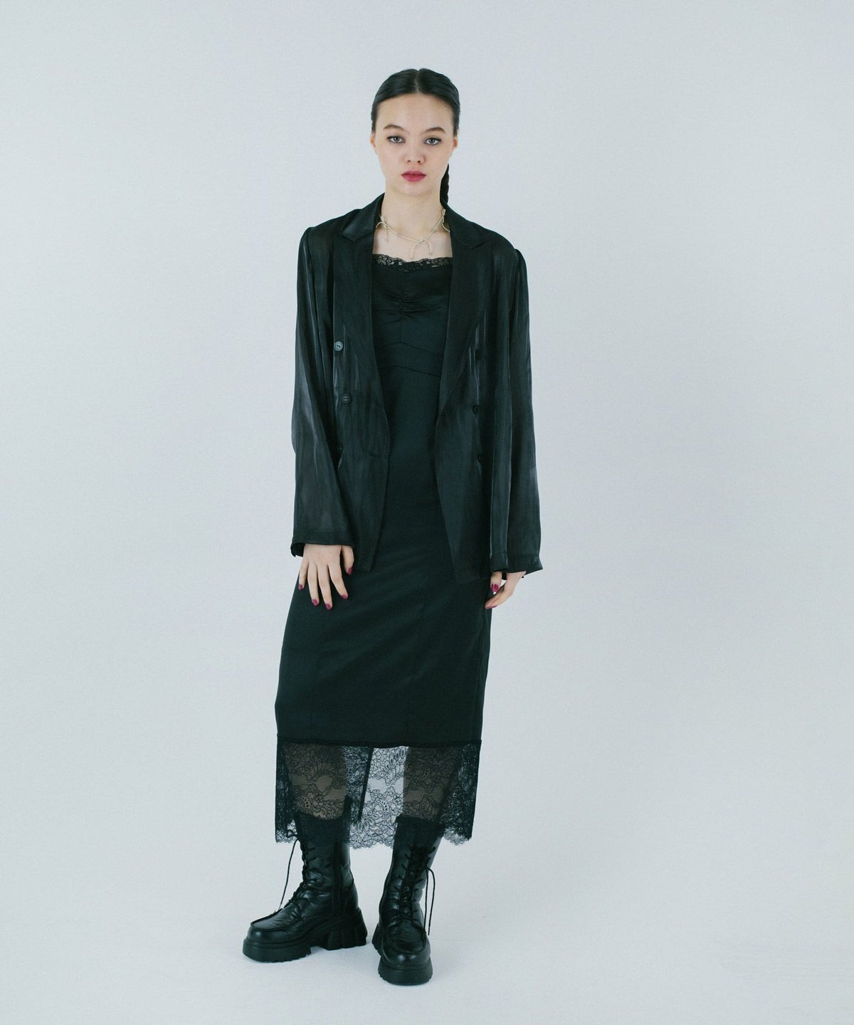 アウター/ジャケット/シアージャケット/サテン