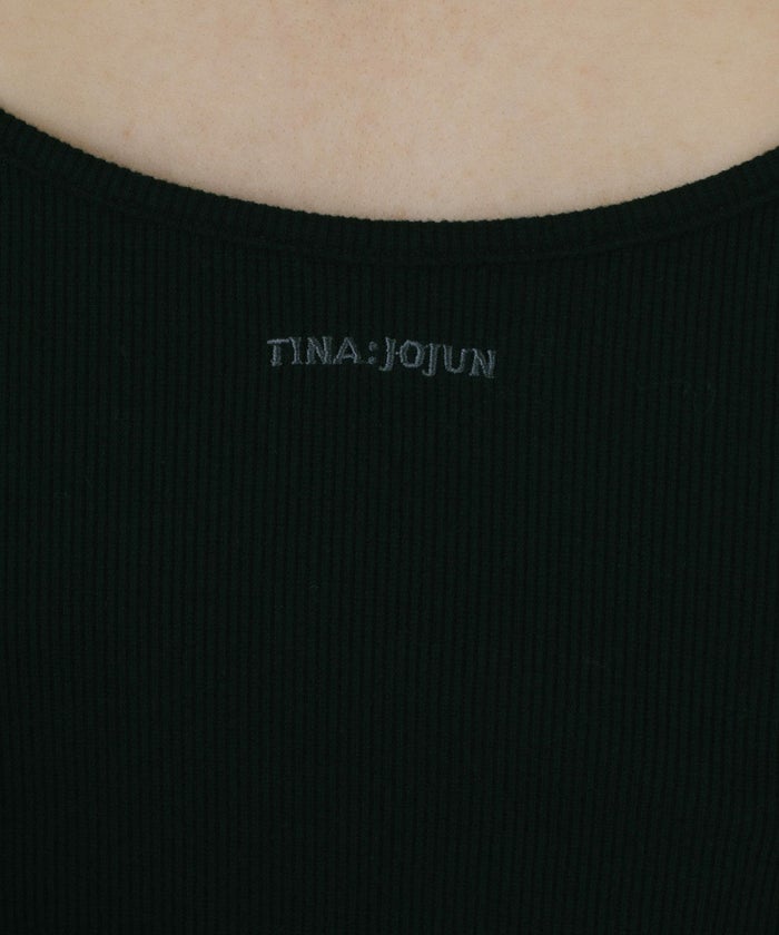 トップス/カットソー/ボートネック/アイボリー/カーキ/ブラック