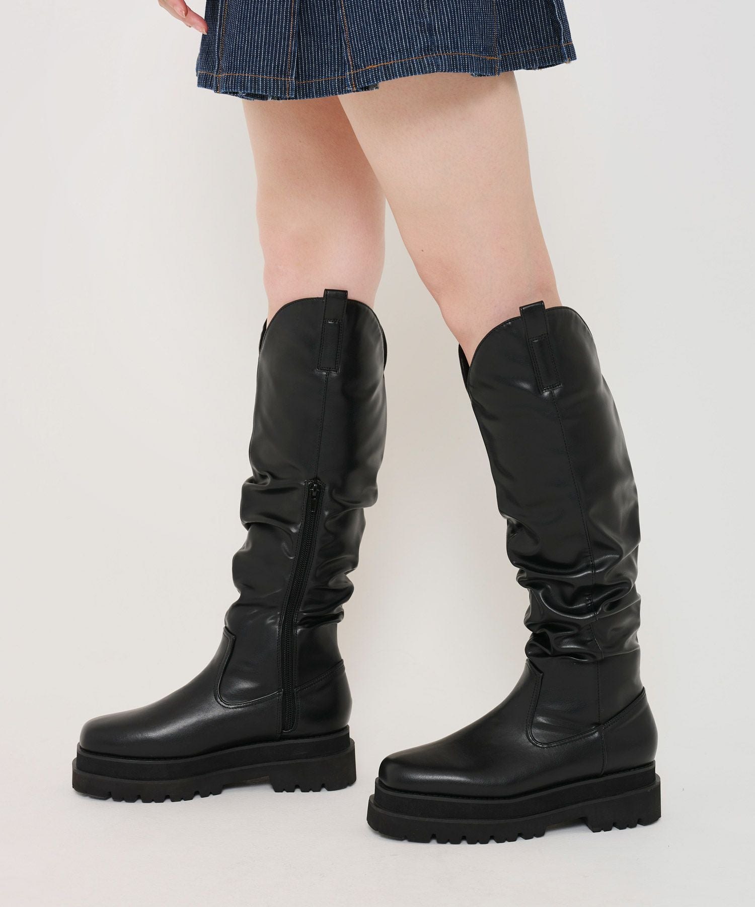 ウエスタン ロングブーツ TINA：JOJUN 全2色｜tnj933-0667【1