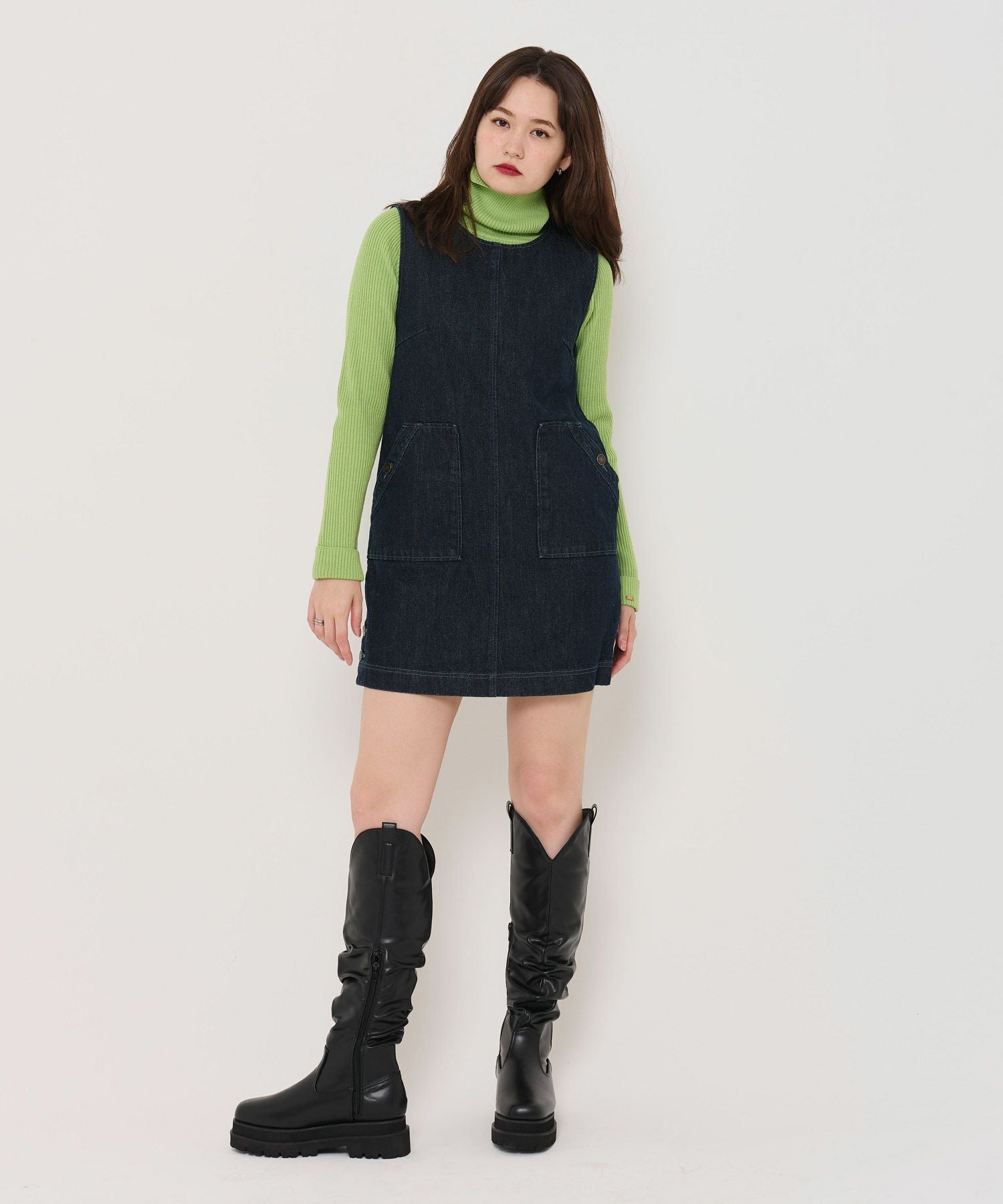 ウエスタン ロングブーツ TINA：JOJUN 全2色｜tnj933-0667【1