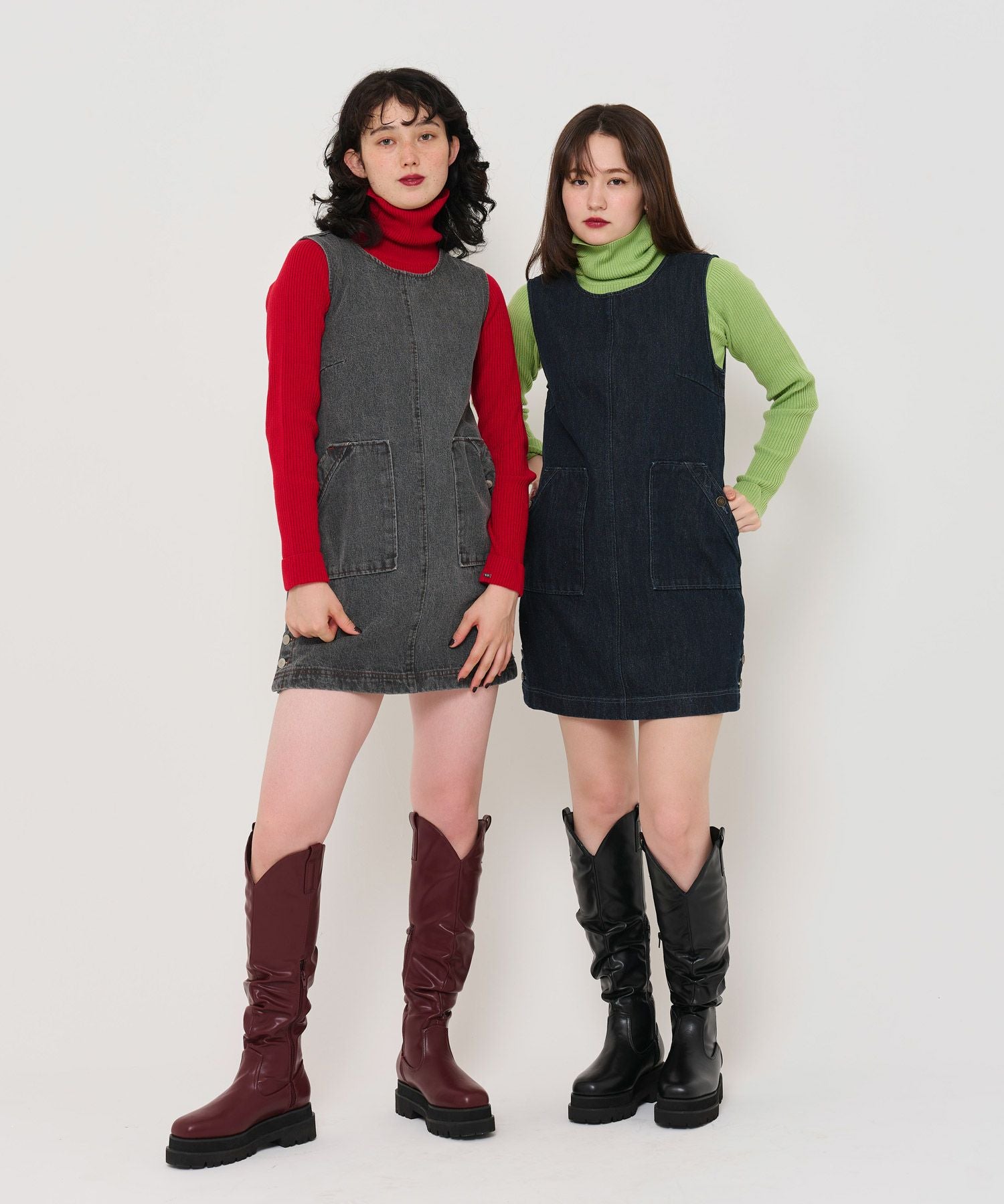 ウエスタン ロングブーツ TINA：JOJUN 全2色｜tnj933-0667【1