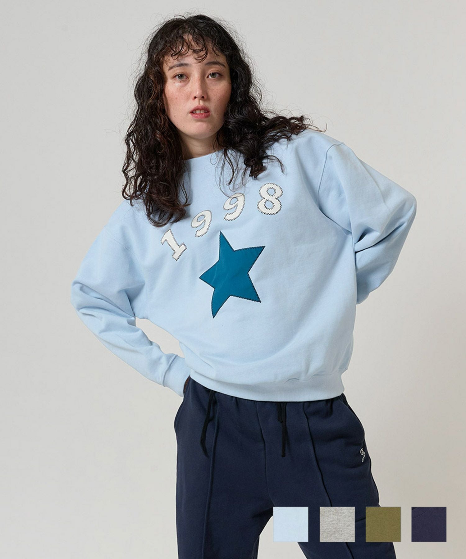 ユニセックス ロゴスウェット TINA：JOJUN 全4色｜tnj531-0676【15】