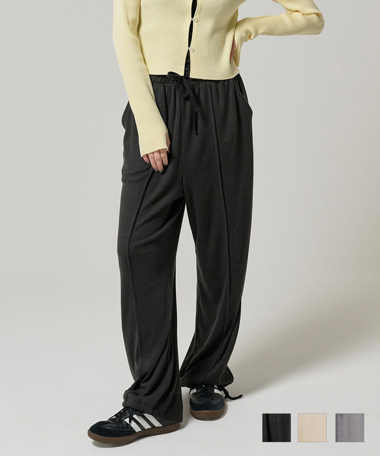 Special-Price-SALE ドロスト ニットソーパンツ TINA：JOJUN 全3色