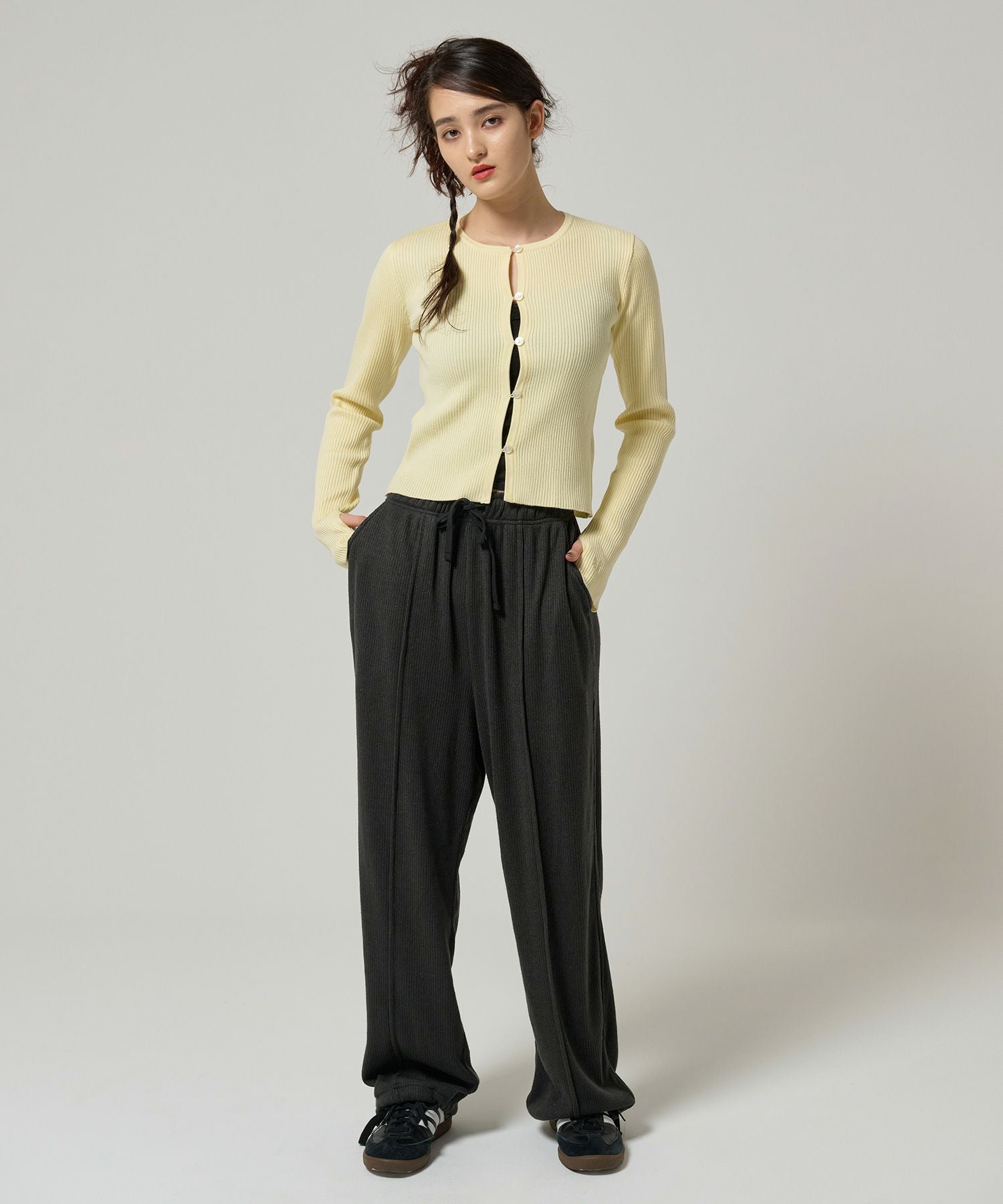 Special-Price-SALE ドロスト ニットソーパンツ TINA：JOJUN 全3色