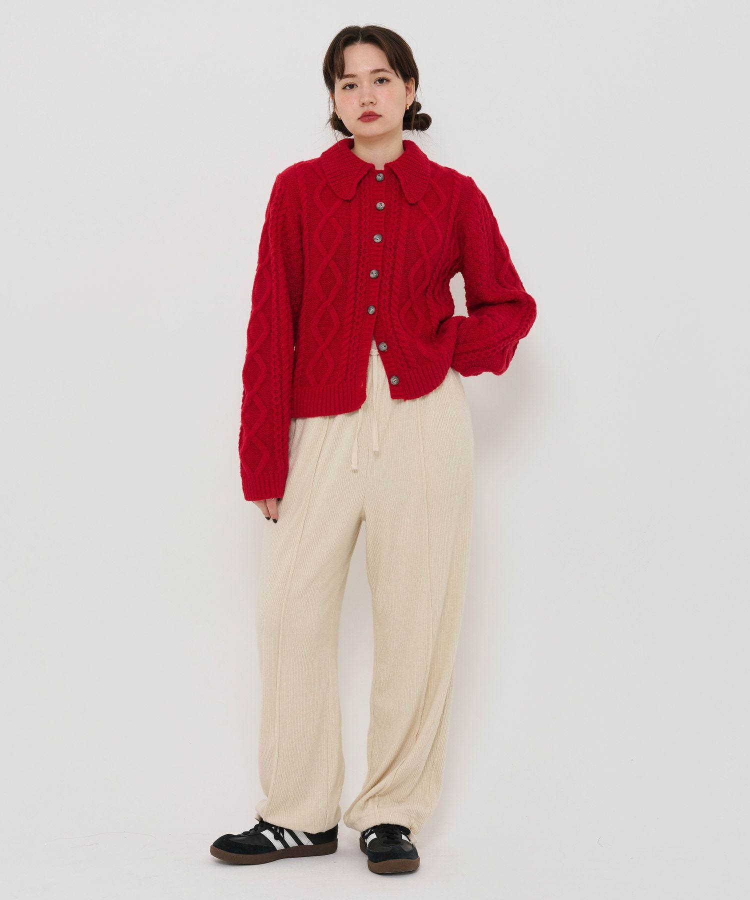 Special-Price-SALE ドロスト ニットソーパンツ TINA：JOJUN 全3色