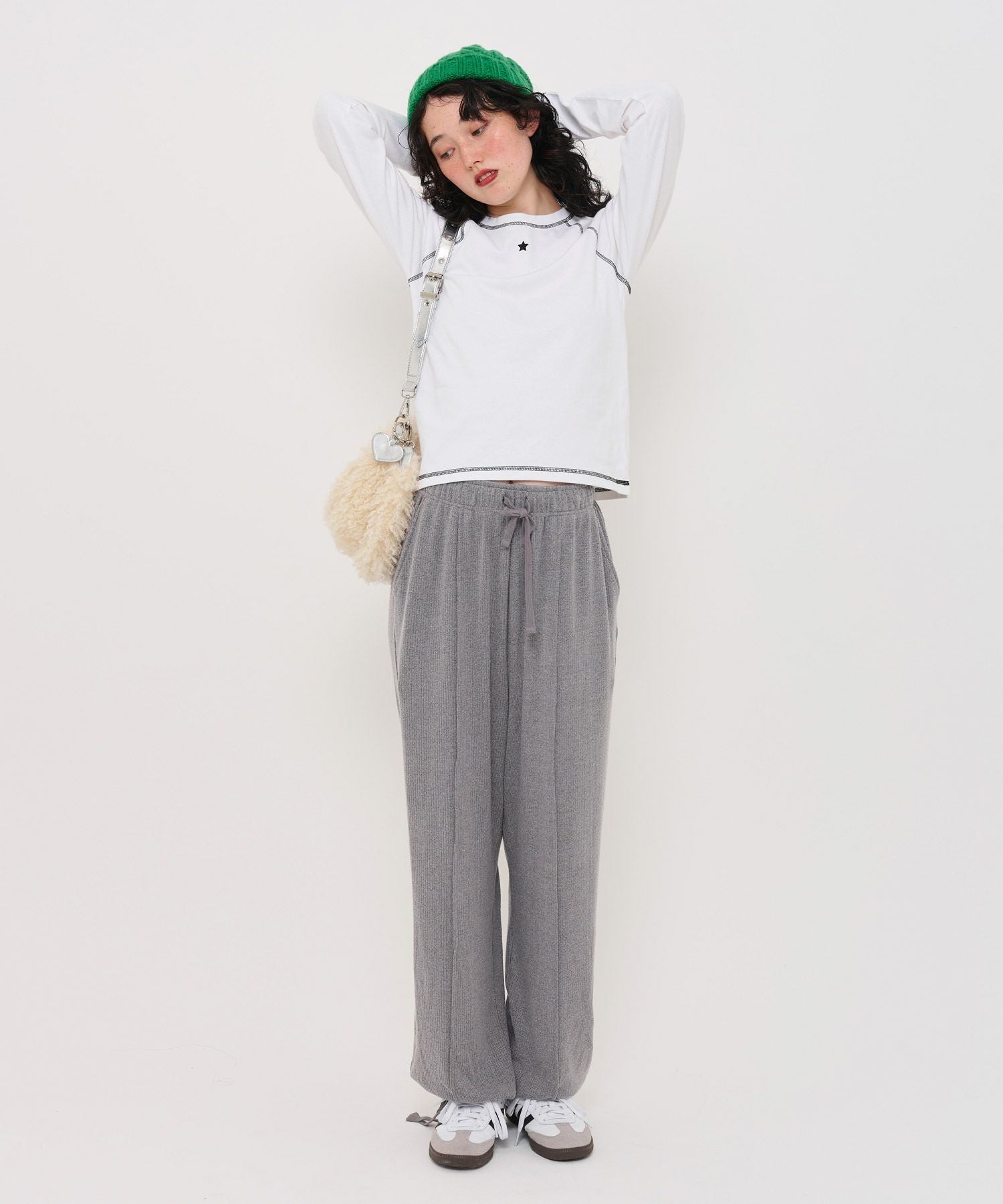 Special-Price-SALE ドロスト ニットソーパンツ TINA：JOJUN 全3色