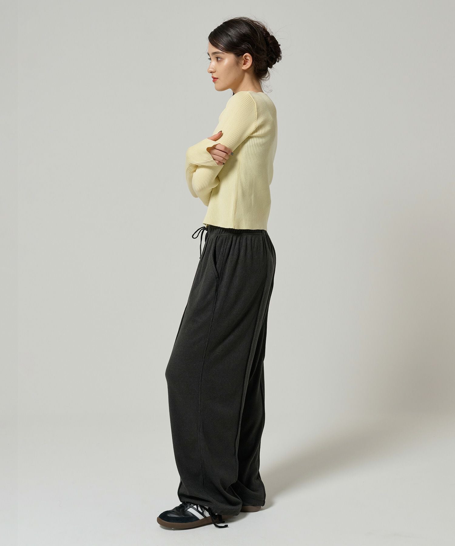 Special-Price-SALE ドロスト ニットソーパンツ TINA：JOJUN 全3色