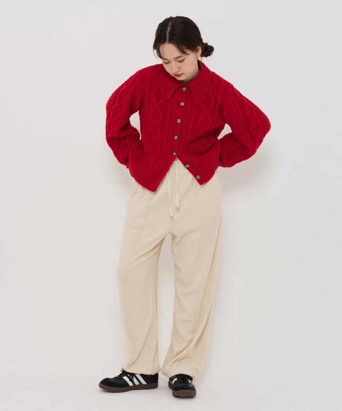 ボトムス/パンツ/ニットソー/ドロスト