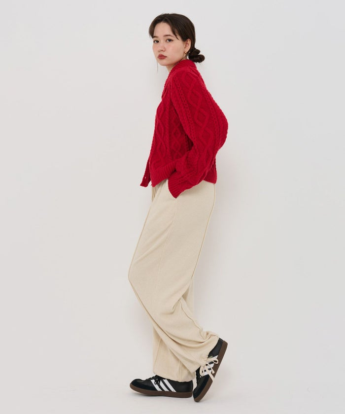 ボトムス/パンツ/ニットソー/ドロスト