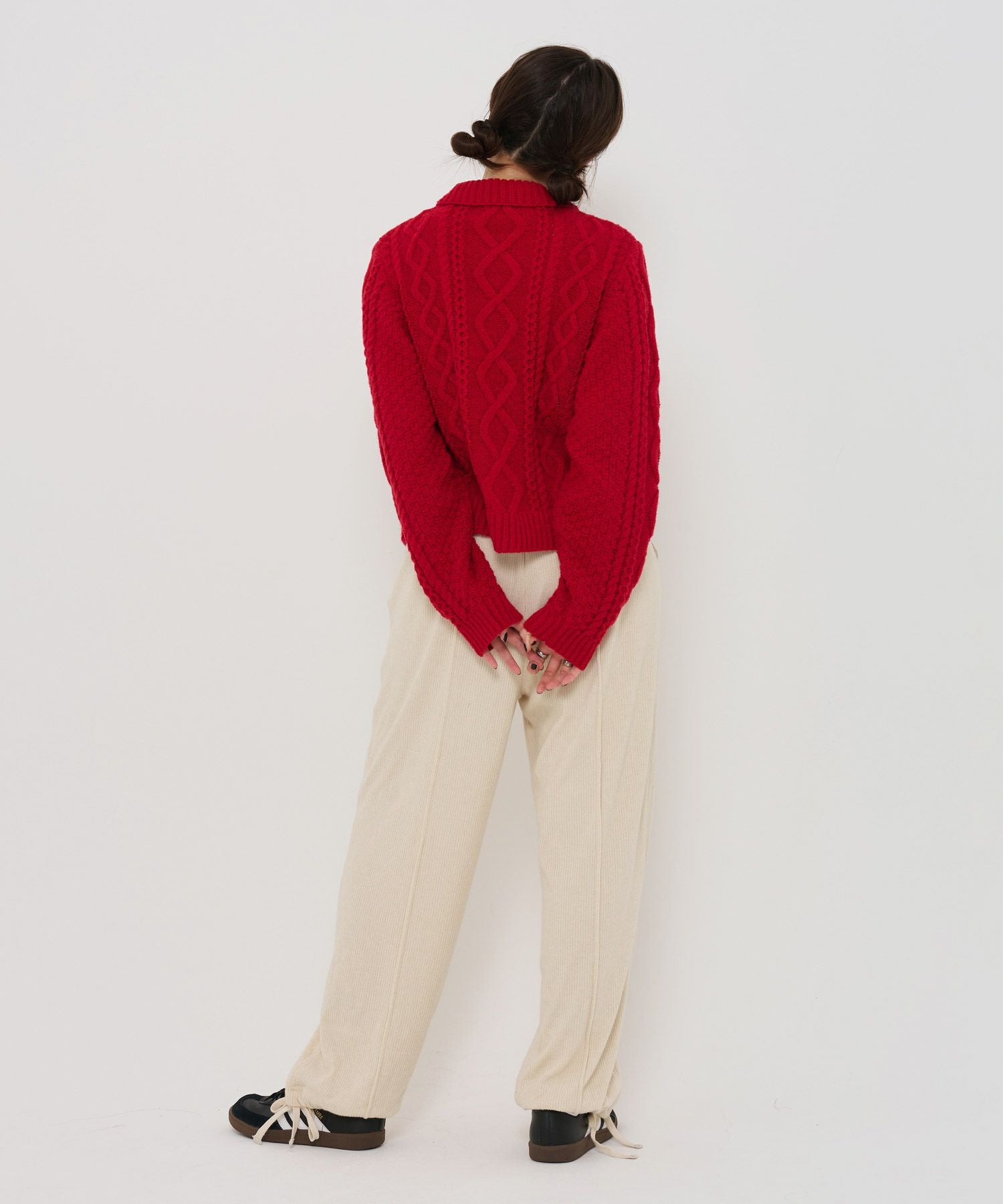 Special-Price-SALE ドロスト ニットソーパンツ TINA：JOJUN 全3色