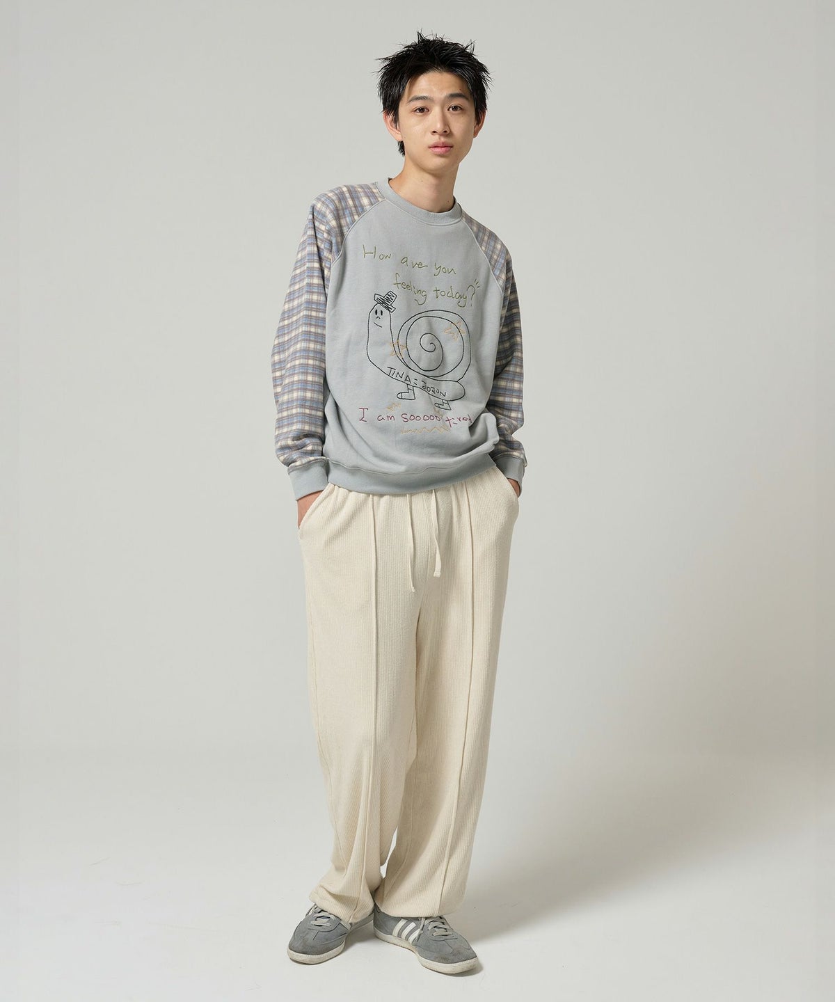 ボトムス/パンツ/ニットソー/ドロスト