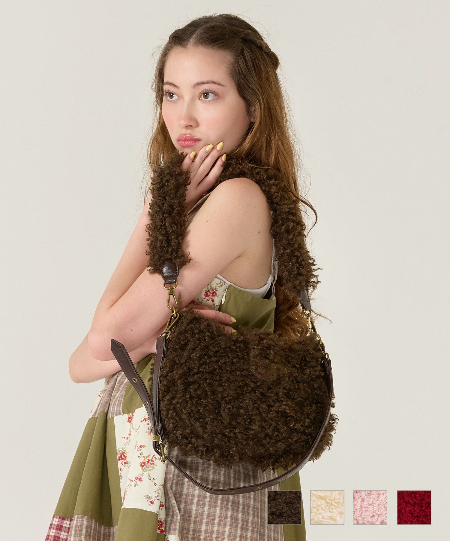 フェイクファー バッグ TINA：JOJUN 全4色｜tnj942-0680【8】