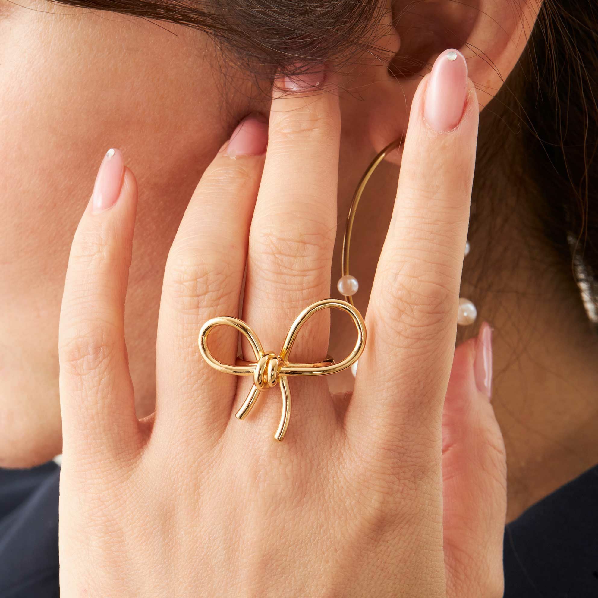 ビッグ リボン リング Big Ribbon Ring （Liala） 全1種 ｜lia925-9733