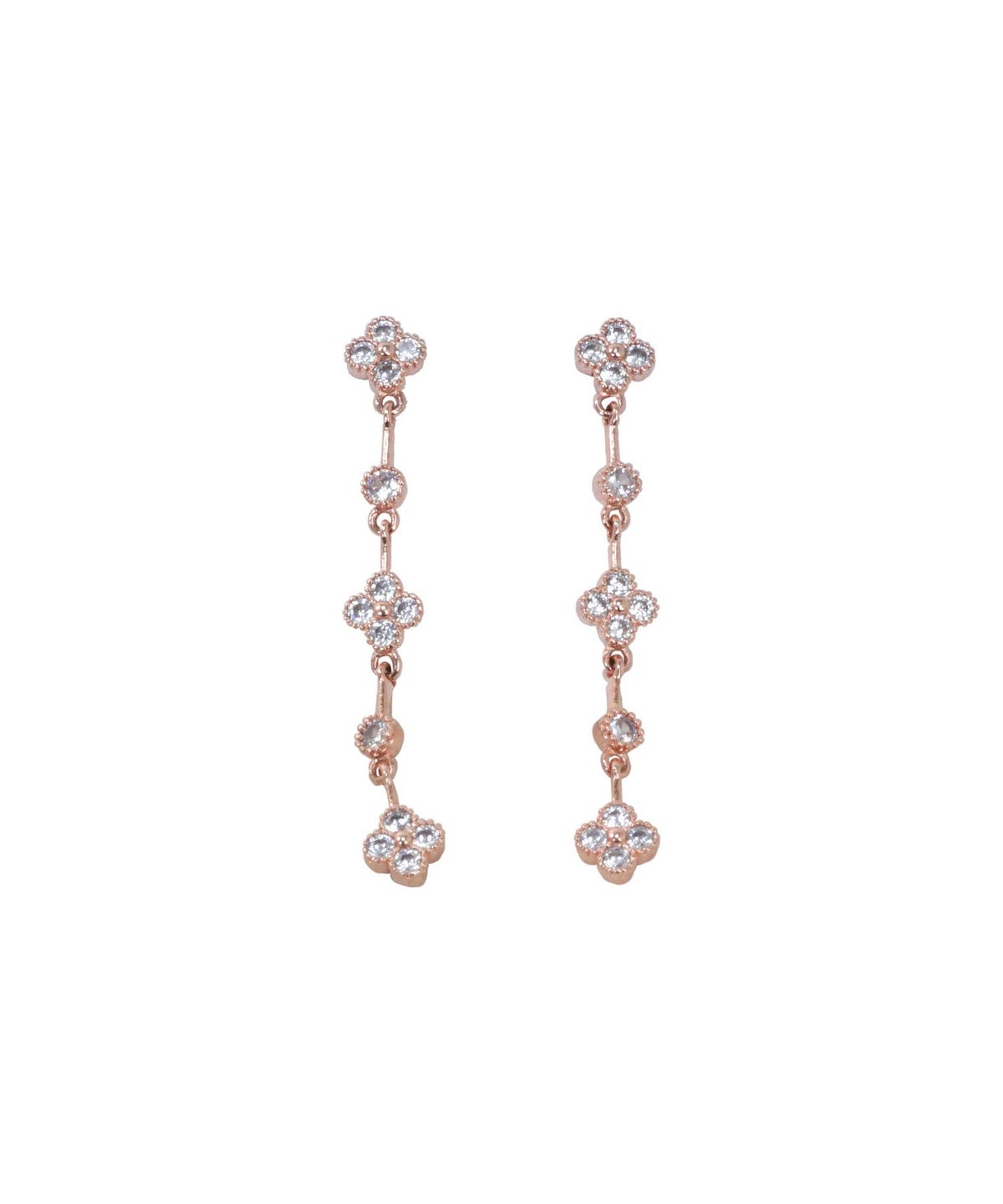 セレクト/ビジュー/ピアス/フラワー/花/モチーフ/ピンクゴールド/アクセサリー/エレガント/上品/大人