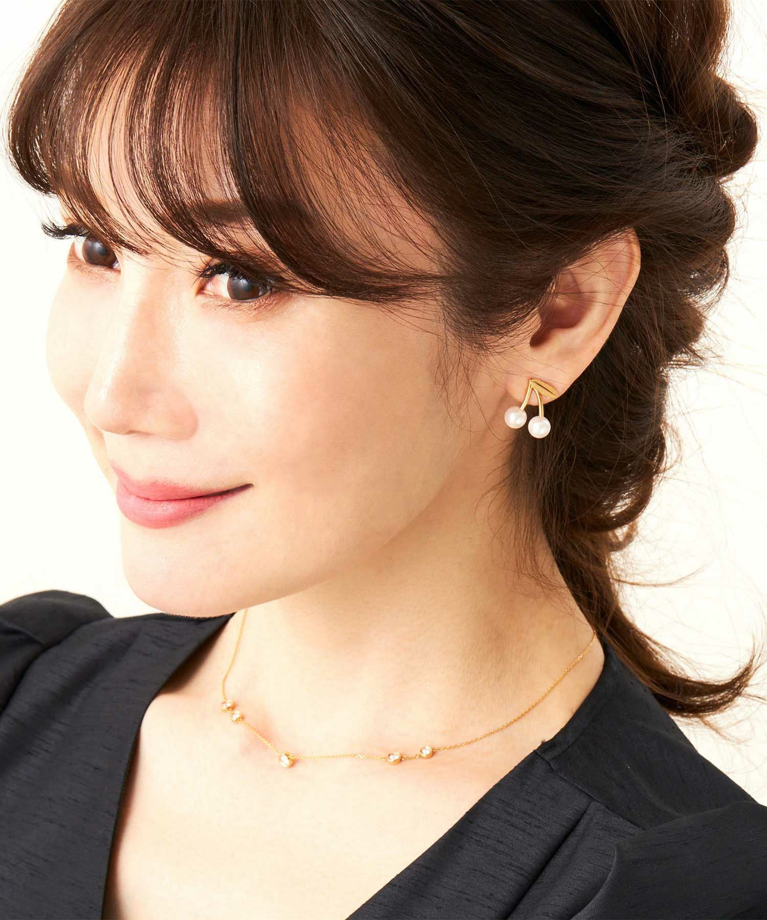 チェリー ピアス イヤリング Cherry Pierce Earring （Liala） 全2種