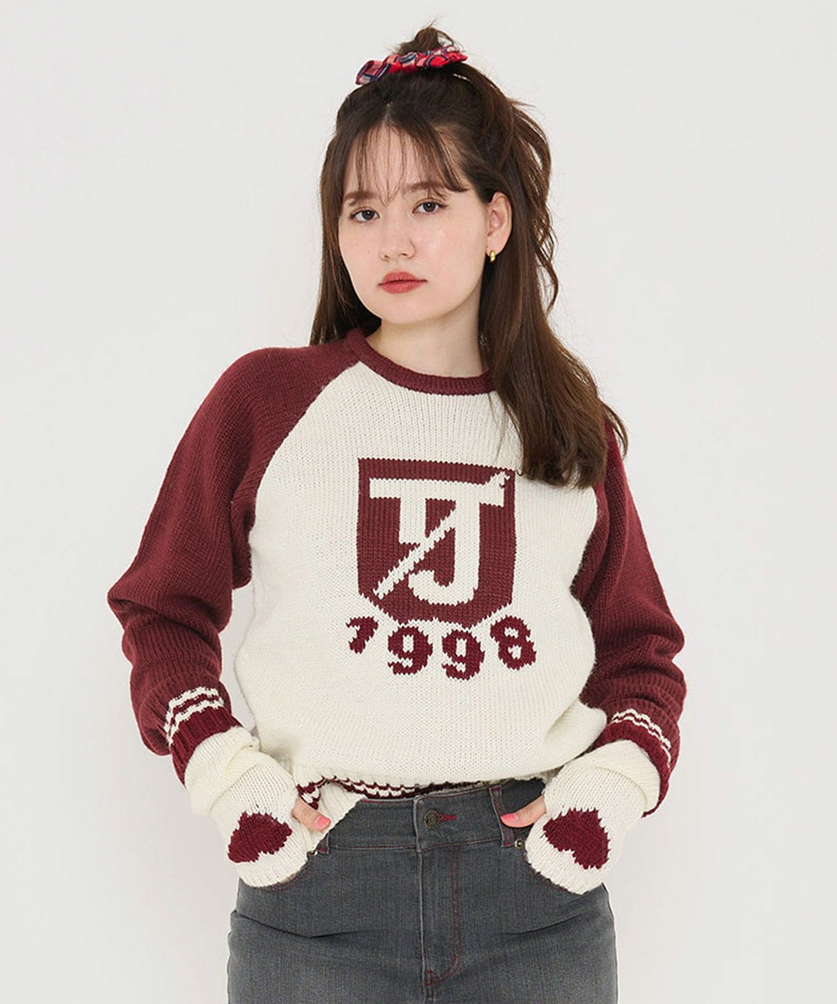 トップス/ニット/エンブレム/アルファベット