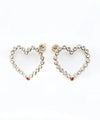 ハート シェイプ ピアス イヤリング Heart Shape Pierce Earring