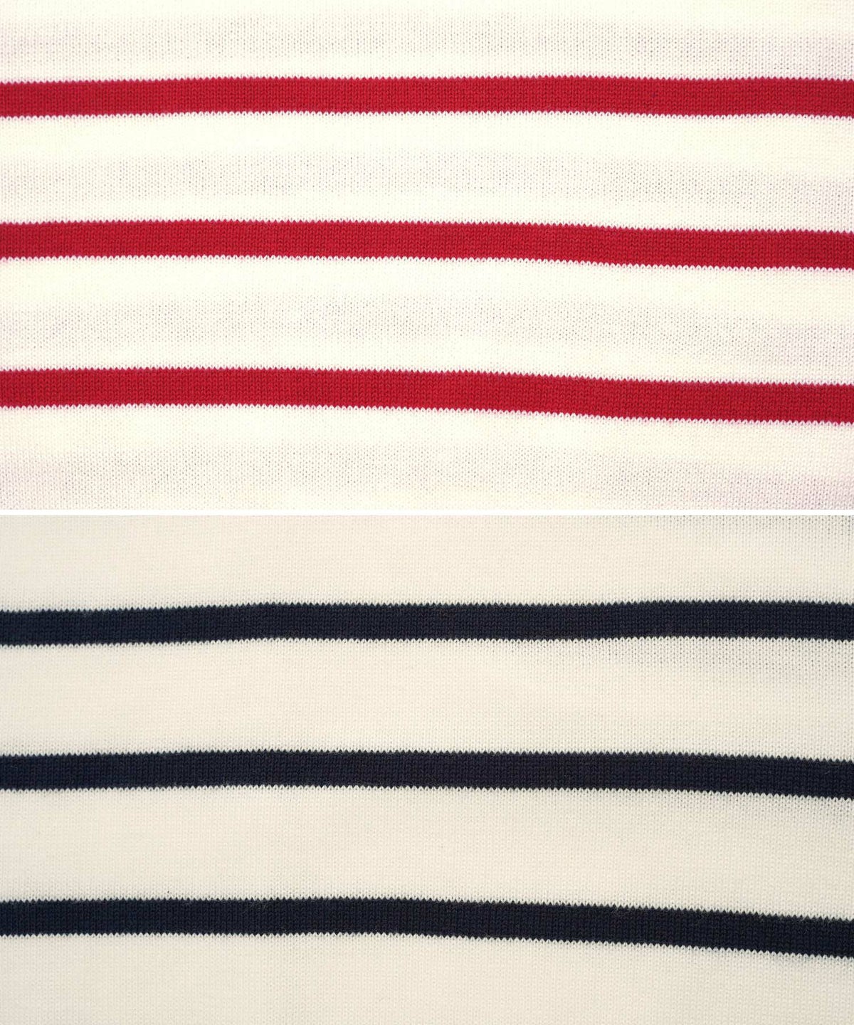 トップス/ニット/ボーダー/マリン/夏/ドルマン/袖/パール/刺繍/カジュアル/7分袖/半袖/レッド/赤/青/ブルー/海/お出かけ/クルーネック/ショート丈/春/秋/エレガント