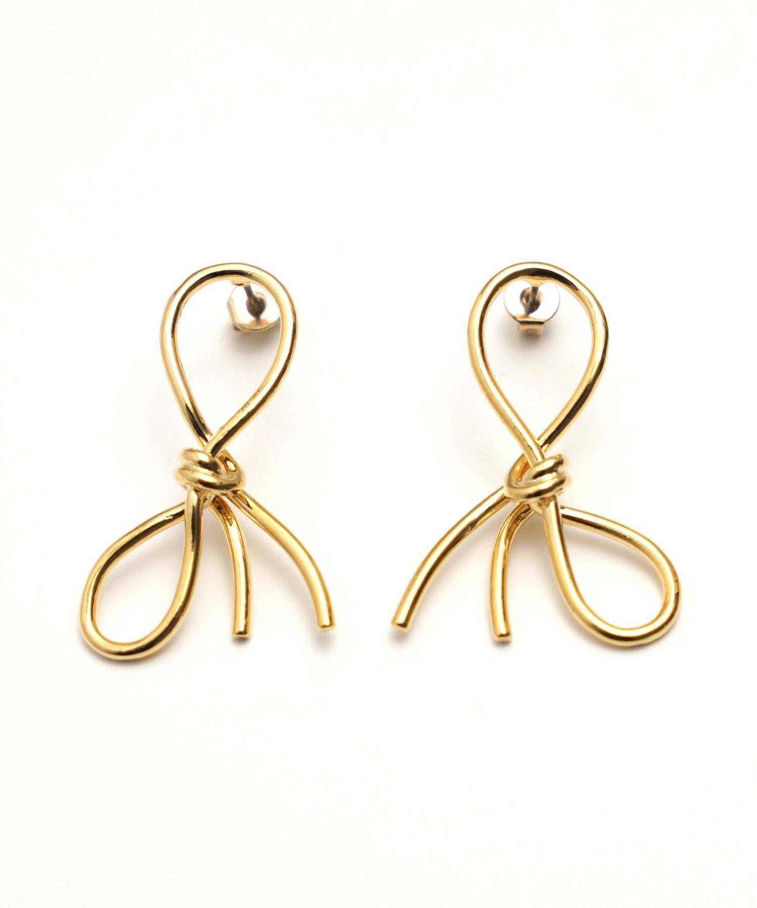 黄色のリボンピアスほかセット販売 ツイスト リボン ピアス イヤリング Twist Ribbon Pierce Earring