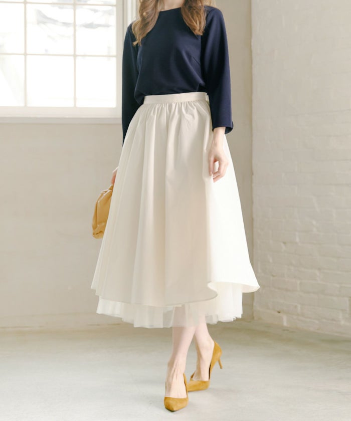 手洗い可/7分袖/無地/シンプル/綺麗め/切り替え/上品/オフィス/大人可愛い