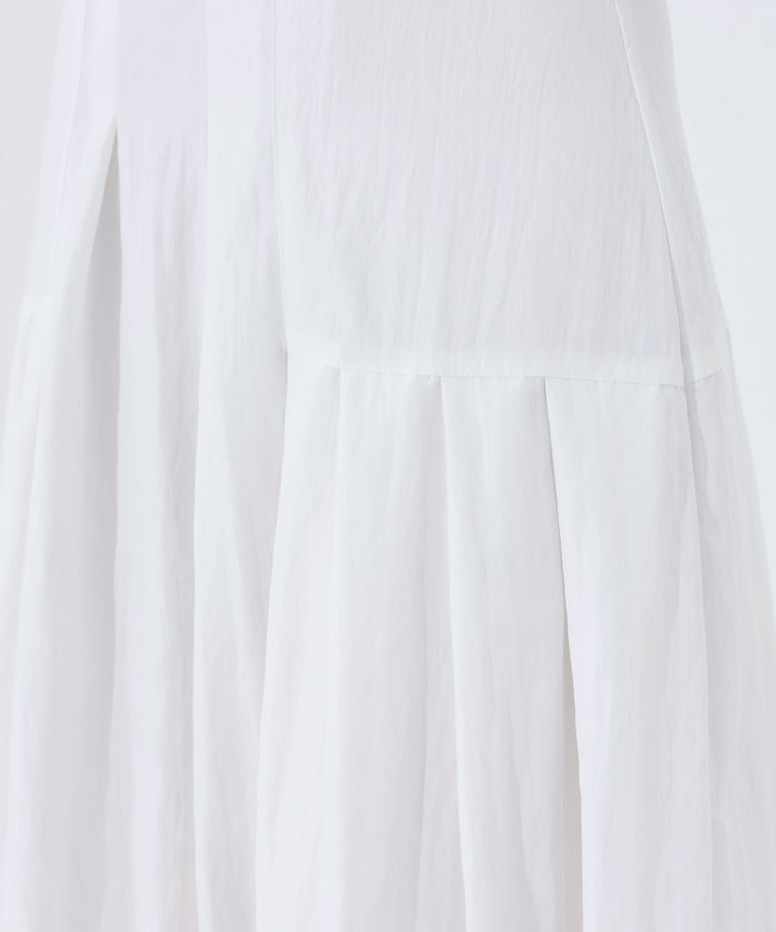 スカート/ロングスカート/フレアスカート/ホワイト/ピンク