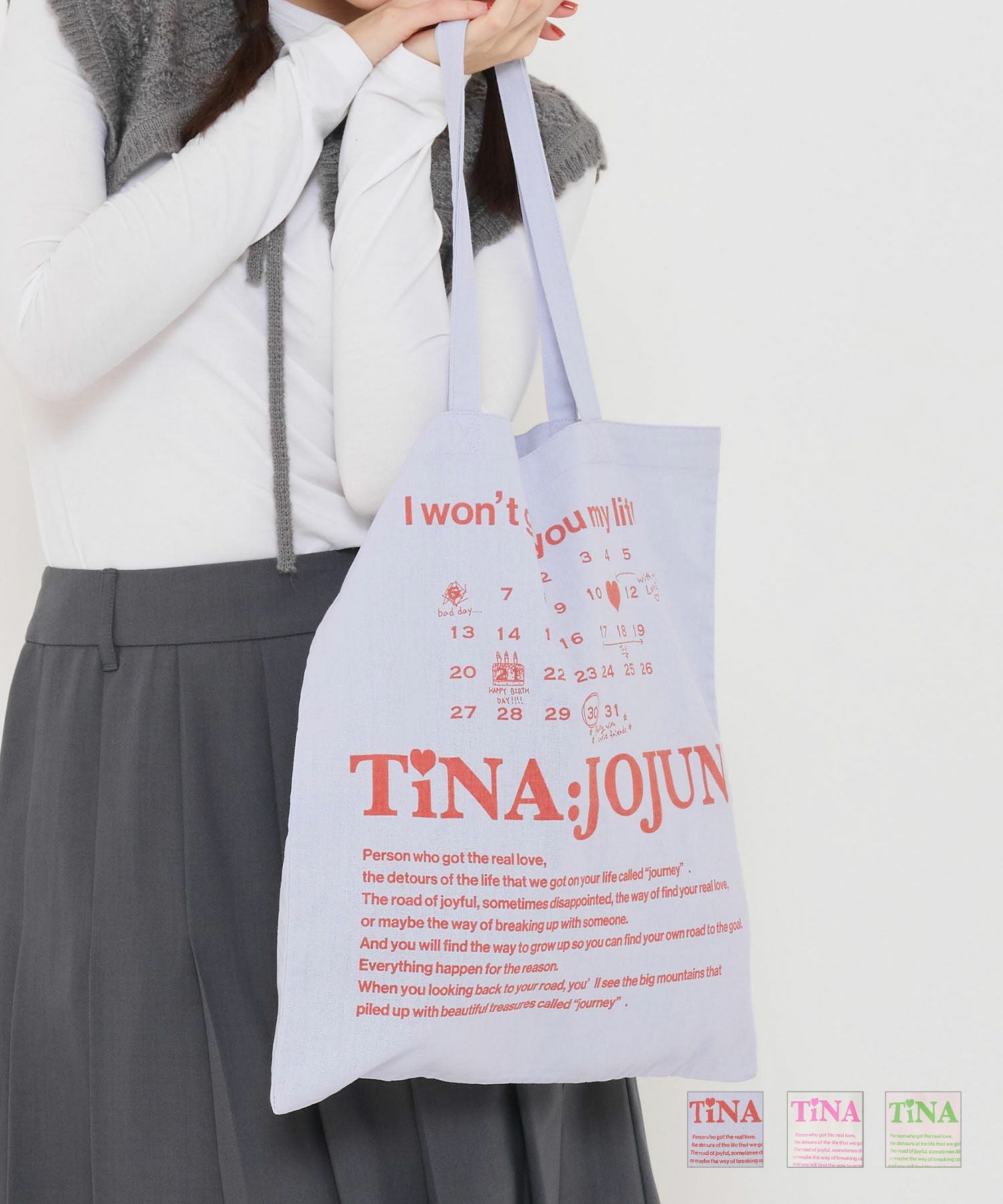 オリジナルプリント トートバッグ TINA：JOJUN 全3色｜tnj932-0690【6