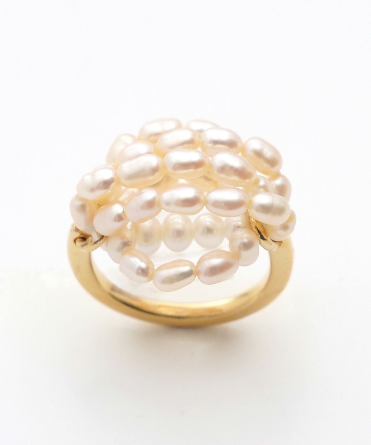 淡水パール ボリューム リング Freshwater Pearl Volume Ring （Liala